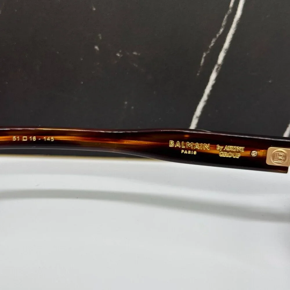 NEW BALMAIN MADAME BPX-134B WOMEN HAVANA BALMAIN EYEGLASSES